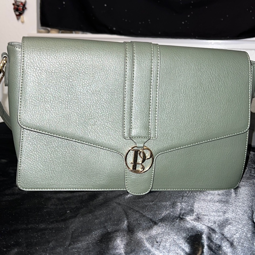 Olive Green Messenger Bag